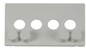 SCP244PW  Definity 4 Gang Dimmer Switch Cover Plate